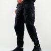 Joggers & Cargos Marshall Artist | Krinkle Nylon Cargo Pants // Black