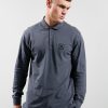 Polo Shirts Marshall Artist | Long Sleeve Siren Polo Shirt // Graphite