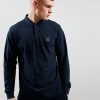 Polo Shirts Marshall Artist | Long Sleeve Siren Polo Shirt // Navy