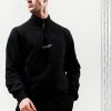 Sweats Marshall Artist | Siren Injection 1/4 Zip Sweat // Black