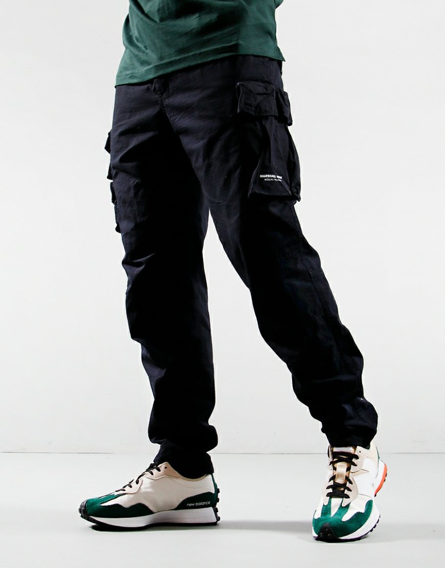 Joggers & Cargos Marshall Artist | Cotton Ripstop Cargo Pants // Navy