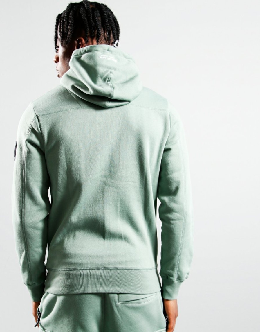 Sweats Marshall Artist | Siren Full Zip Hooded Sweat // Sage