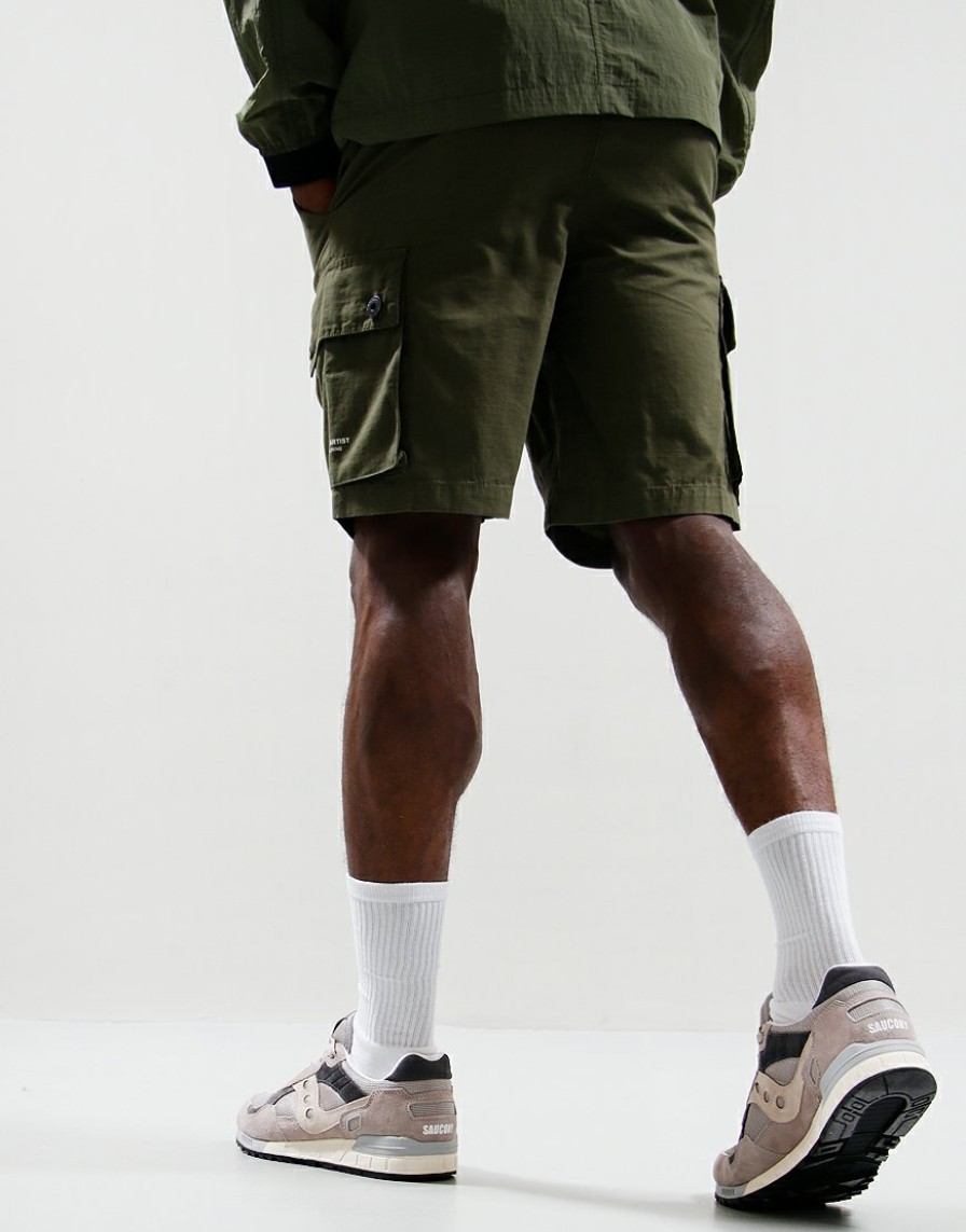 Shorts Marshall Artist | Cotton Ripstop Cargo Short // Khaki