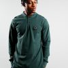 Polo Shirts Marshall Artist | Long Sleeve Siren Polo Shirt // Forest Green