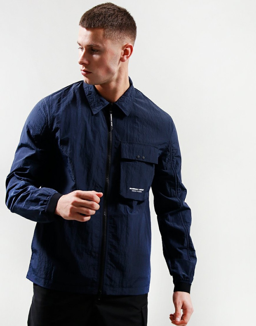 Overshirts Marshall Artist | Arno Overshirt // Navy