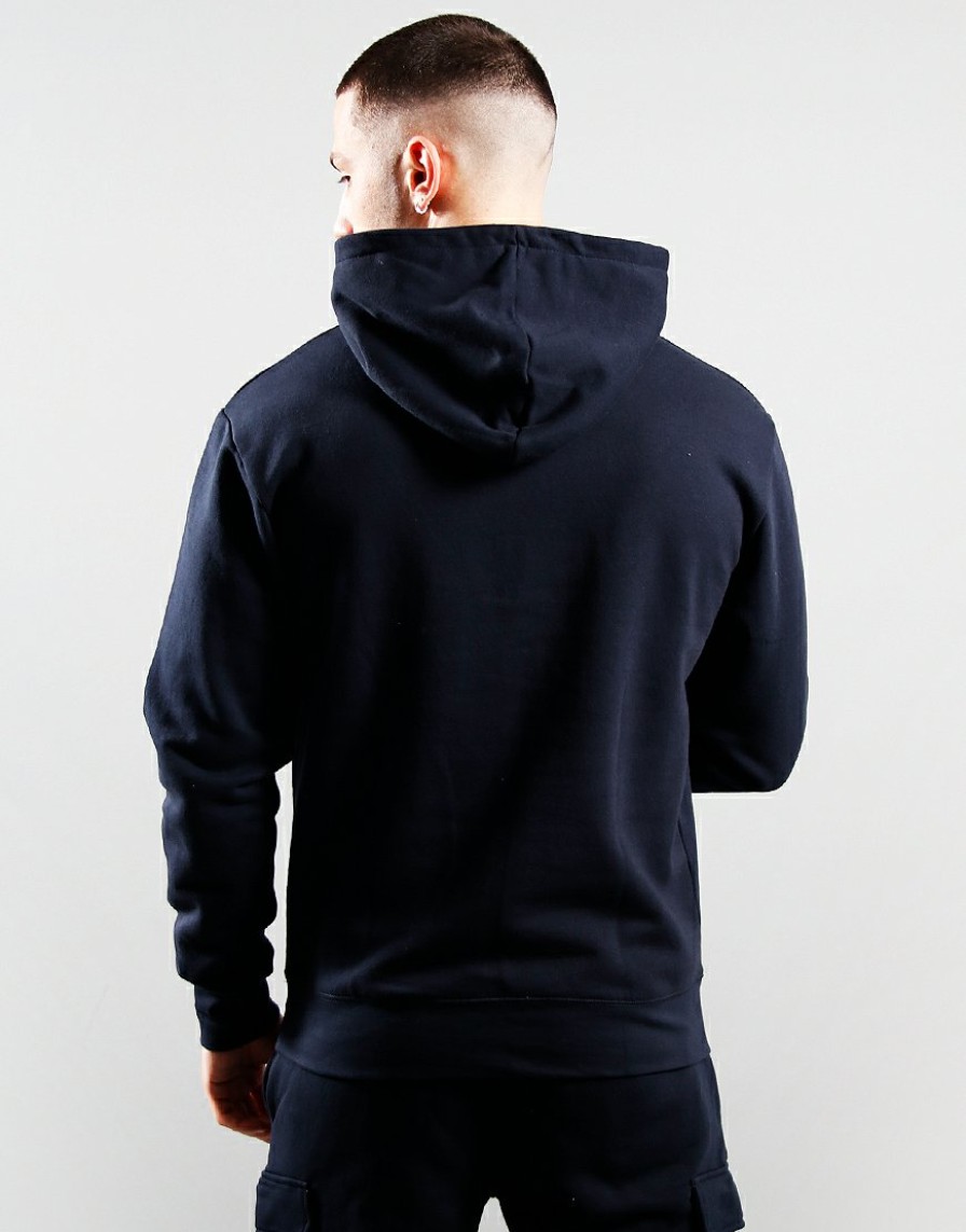 Sweats Marshall Artist | Large Logo Hoodie // Navy