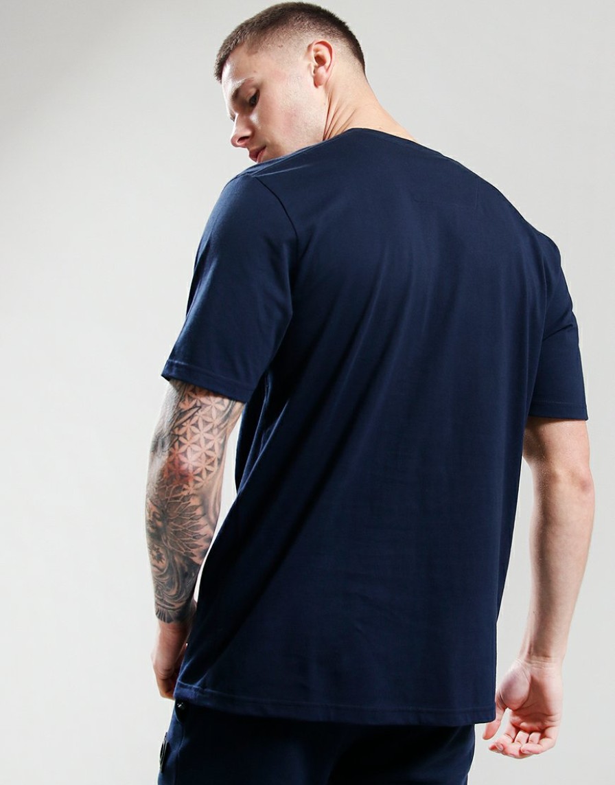 T-Shirts Marshall Artist | Akwa Graphic T-Shirt // Navy