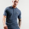 Polo Shirts Marshall Artist | Siren Short Sleeve Polo Shirt // Slate Blue