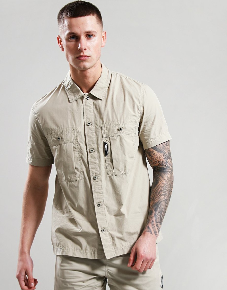 Shirts Marshall Artist | Reno Short Sleeve Shirt // Sand