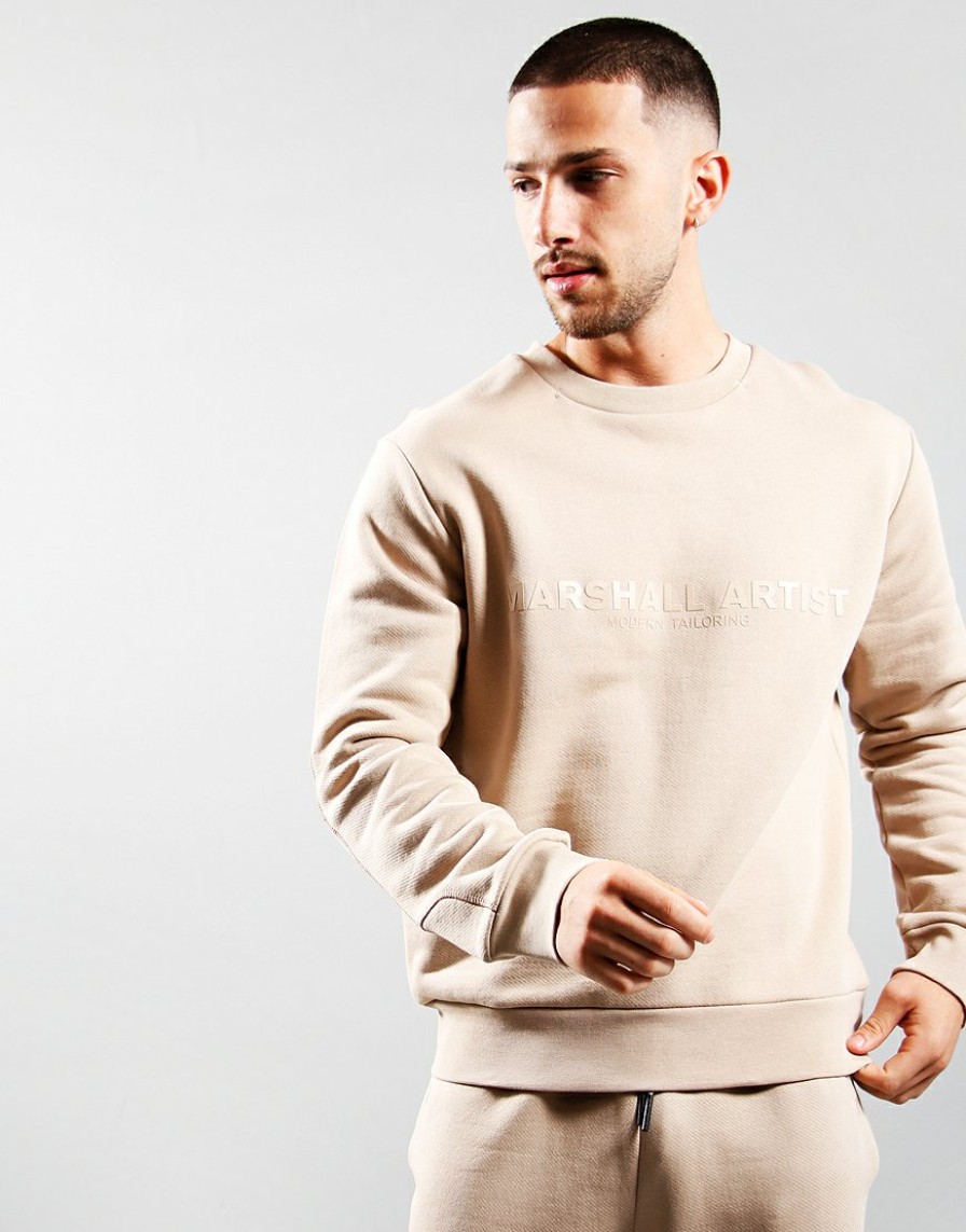 Sweats Marshall Artist | Santiago Crew Sweat // Sandstone