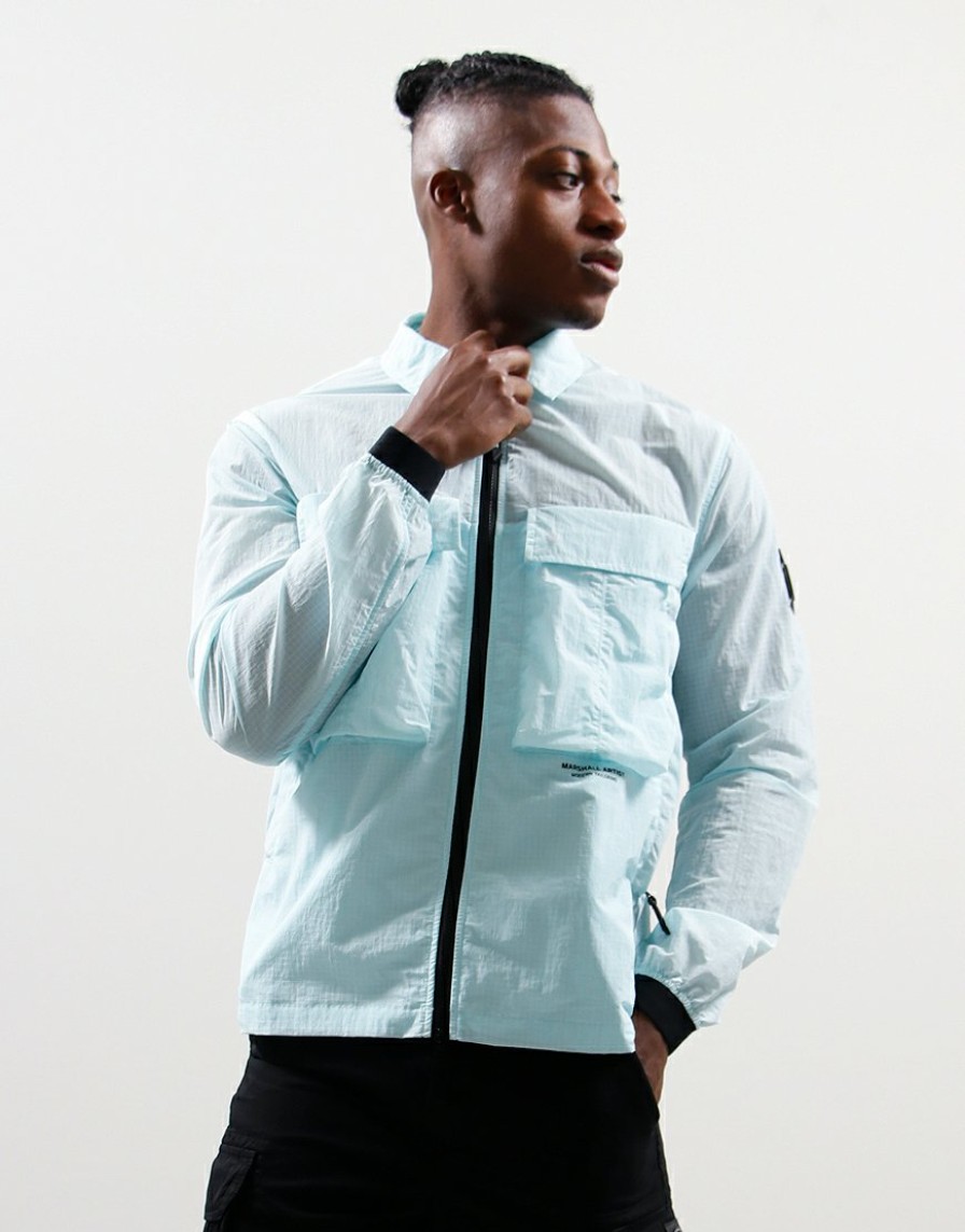 Overshirts Marshall Artist | Contour Overshirt // Aqua