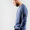 T-Shirts Marshall Artist | Injection Long Sleeve T-Shirt // Airforce Blue