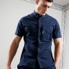 Shirts Marshall Artist | Minerva Short Sleeve Shirt // Navy