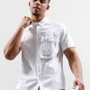 Shirts Marshall Artist | Gaberdine Short Sleeve Shirt // White