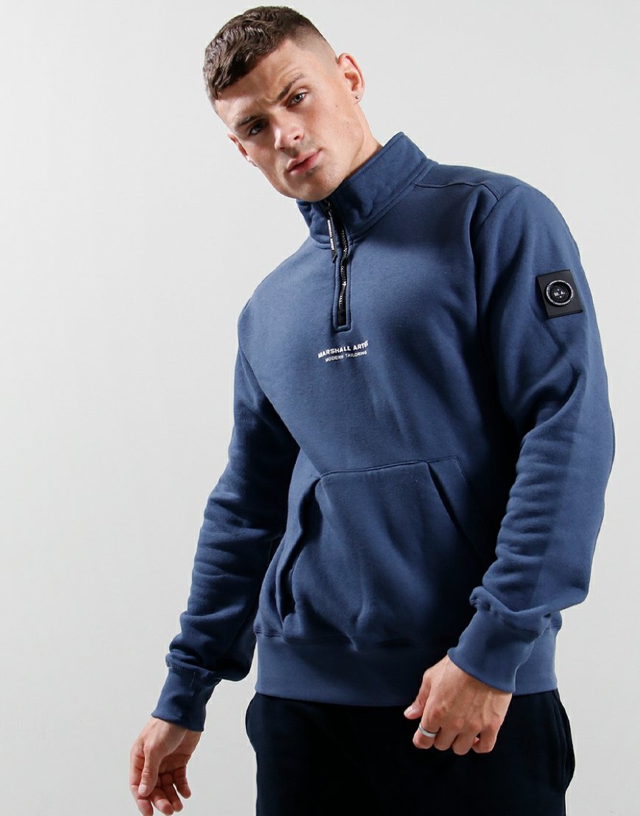 Sweats Marshall Artist | Siren Quarter Zip Sweat // Airforce Blue