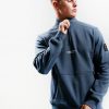 Sweats Marshall Artist | Siren Injection 1/4 Zip Sweat // Slate Blue