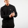 Polo Shirts Marshall Artist | Long Sleeve Siren Polo Shirt // Black