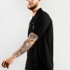 Polo Shirts Marshall Artist | Short Sleeve Siren Polo Shirt // Black