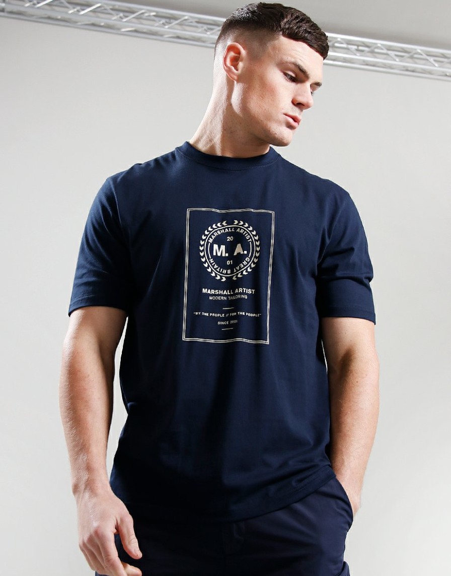 T-Shirts Marshall Artist | Cartellino T-Shirt // Navy