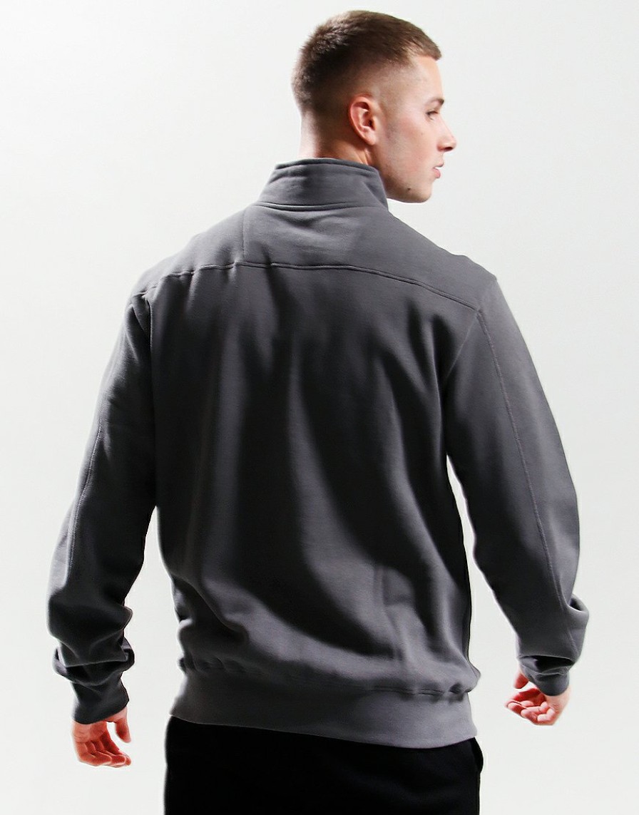 Sweats Marshall Artist | Siren Injection 1/4 Zip Sweat // Gull Grey