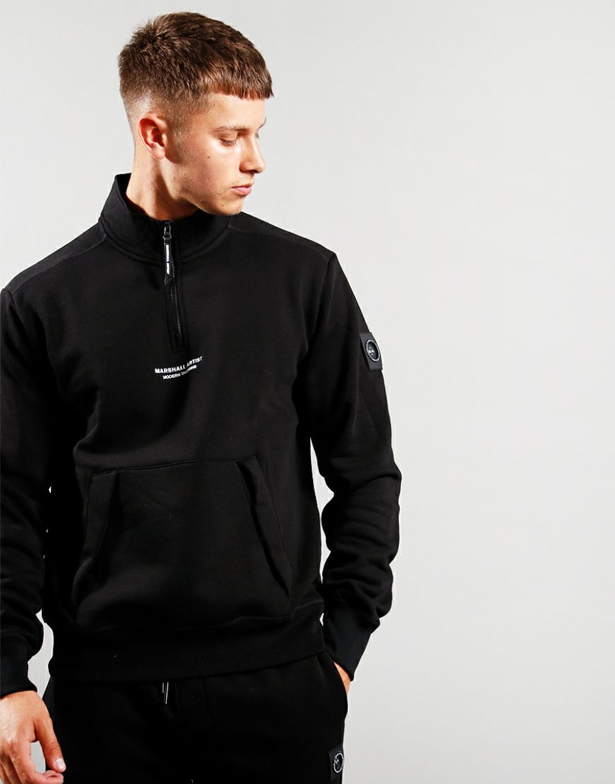 Sweats Marshall Artist | Siren Quarter Zip Sweat // Black