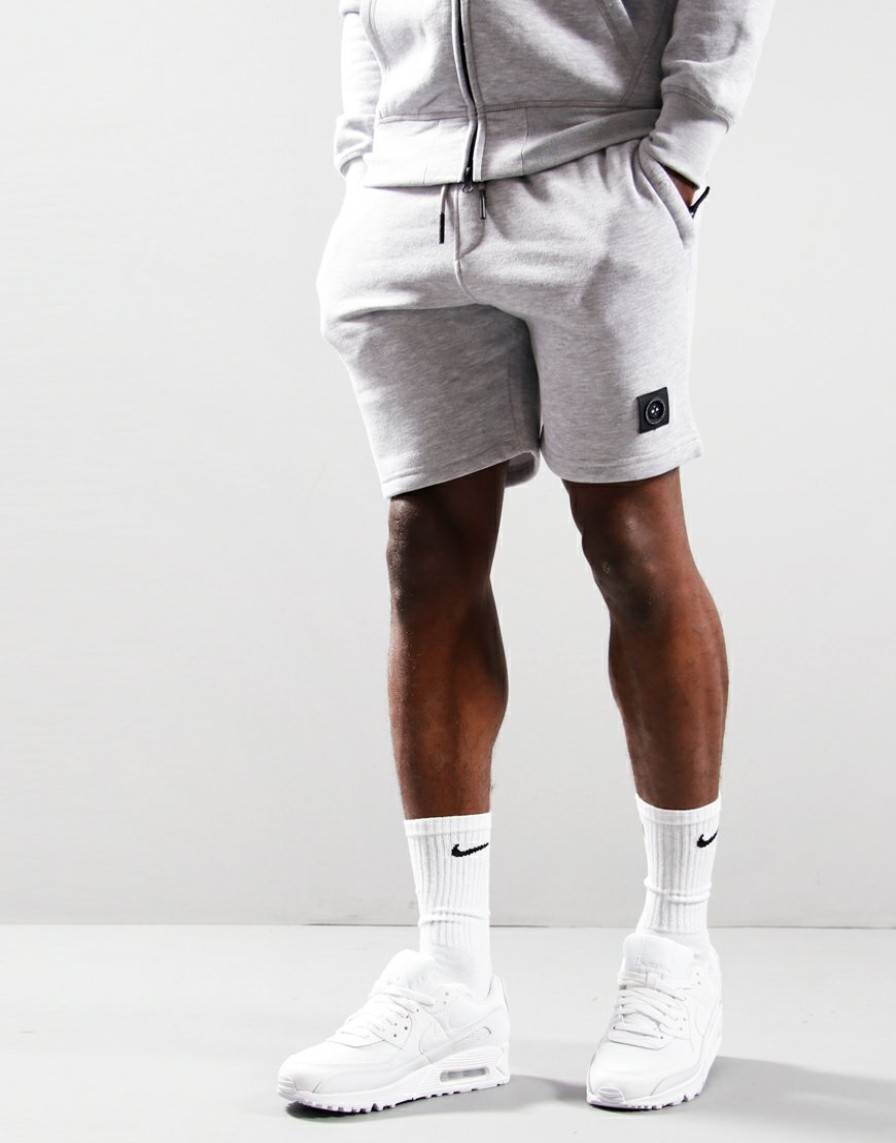 Shorts Marshall Artist | Siren Zip Jog Shorts // Grey Marl