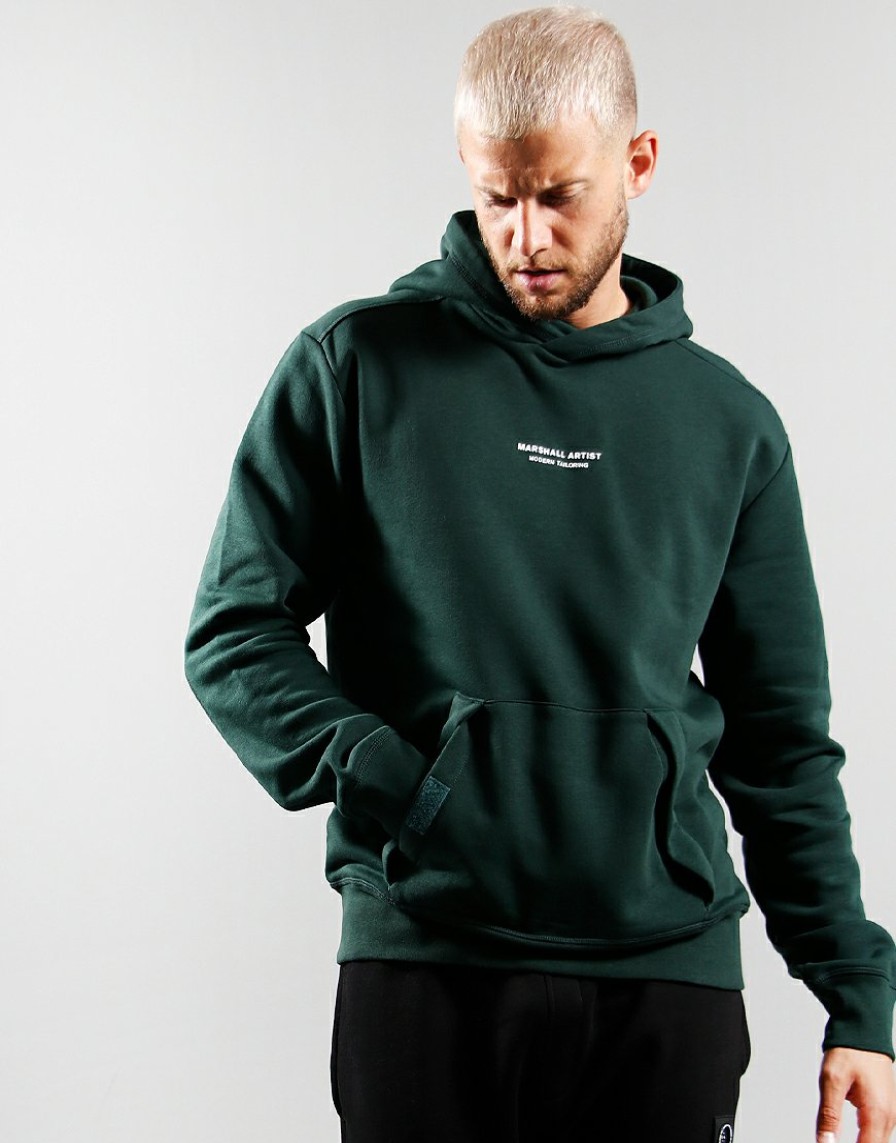 Sweats Marshall Artist | Siren Over The Head Hoodie // Forest Green