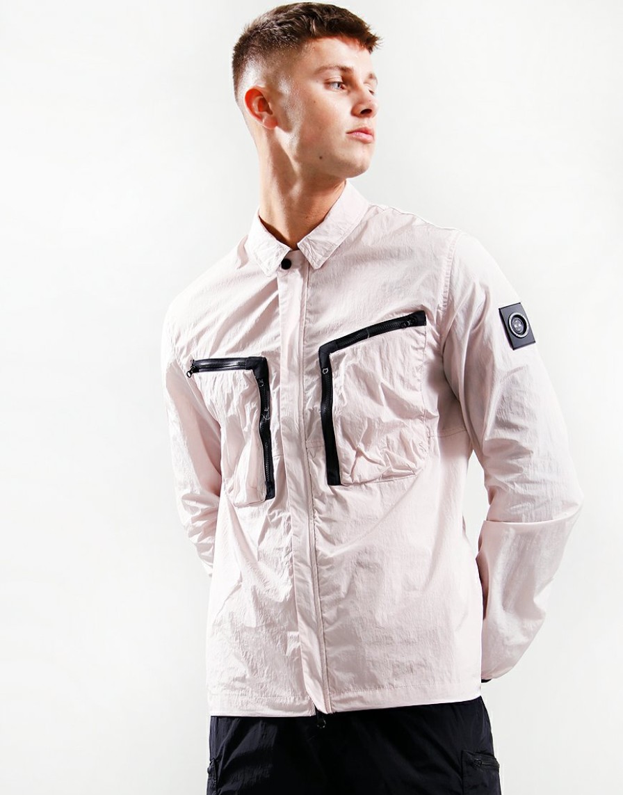 Overshirts Marshall Artist | Krinkle Nylon Overshirt // Quartz Pink