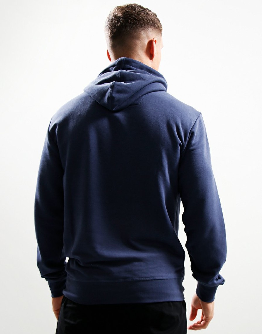 Hoodies Marshall Artist | Siren Chest 1/4 Hoodie // Airforce Blue