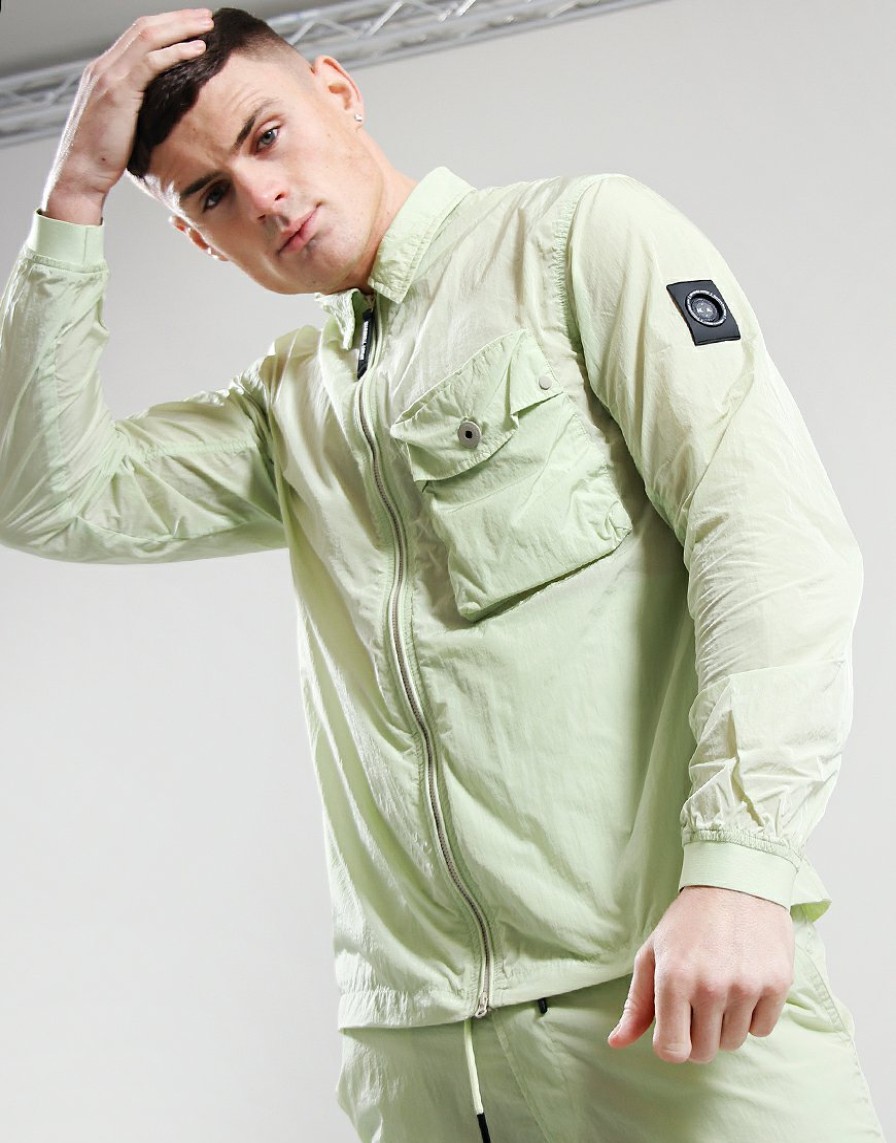 Overshirts Marshall Artist | Krinkle Nylon Overshirt // Lime