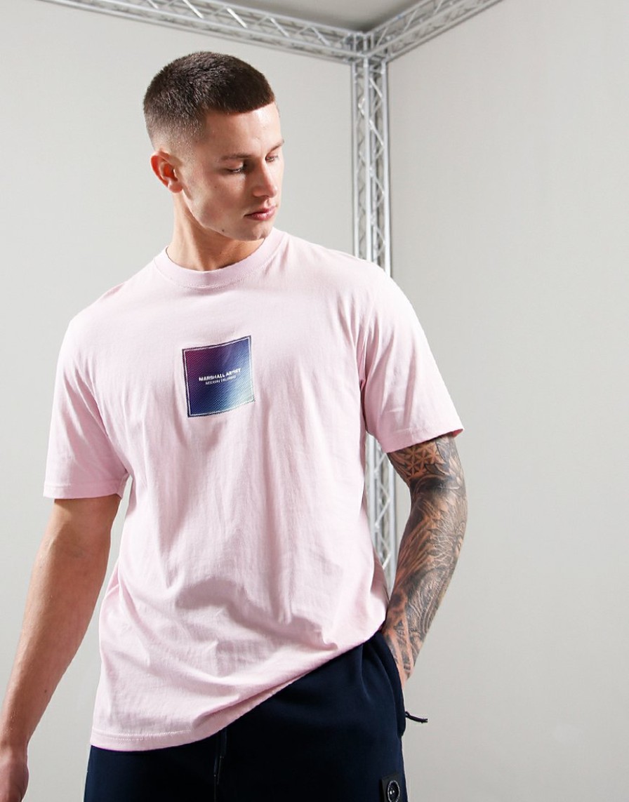 T-Shirts Marshall Artist | Linear Box T-Shirt // Pink