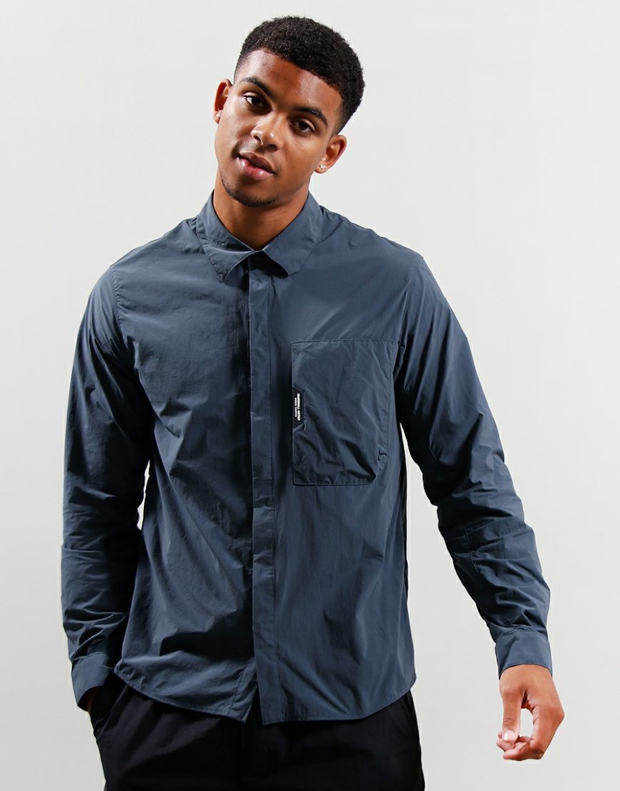 Overshirts Marshall Artist | Lucido Overshirt // Slate Blue