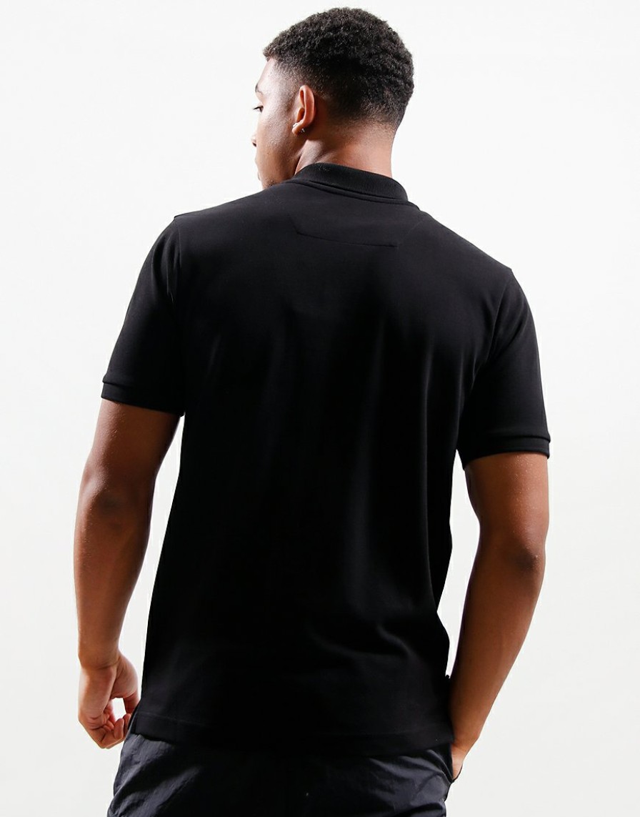 Polo Shirts Marshall Artist | Siren Short Sleeve Polo Shirt // Black