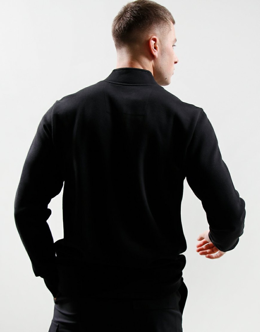 Sweats Marshall Artist | Siren Pique 1/4 Zip Sweat // Black