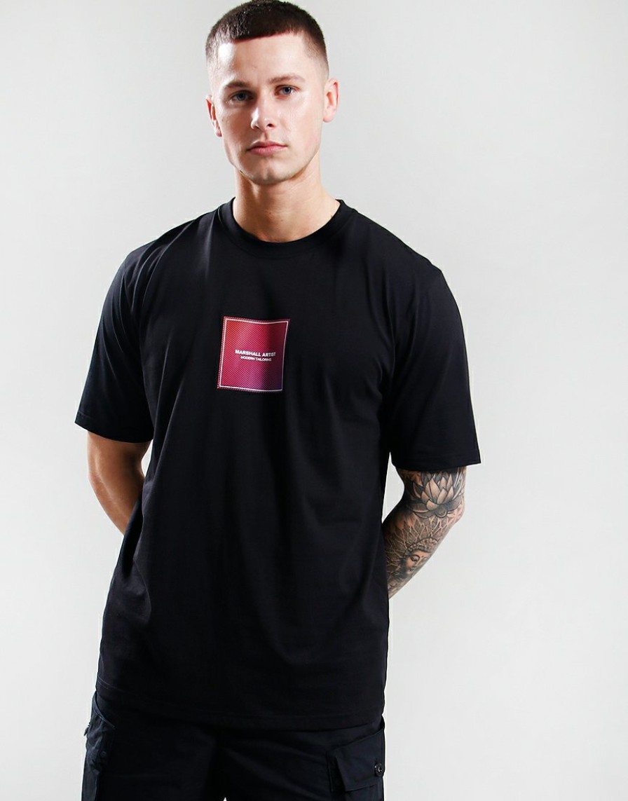 T-Shirts Marshall Artist | Linear Box T-Shirt // Black