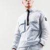 Overshirts Marshall Artist | Krinkle Nylon 1/4 Zip Overshirt // Dolphin Grey