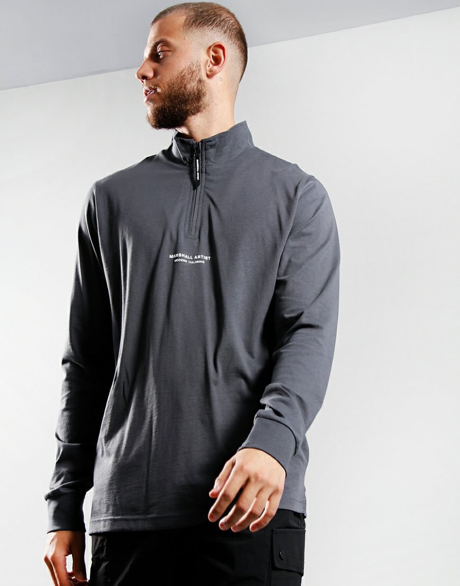 Sweats Marshall Artist | Siren Injection 1/4 Zip // Graphite