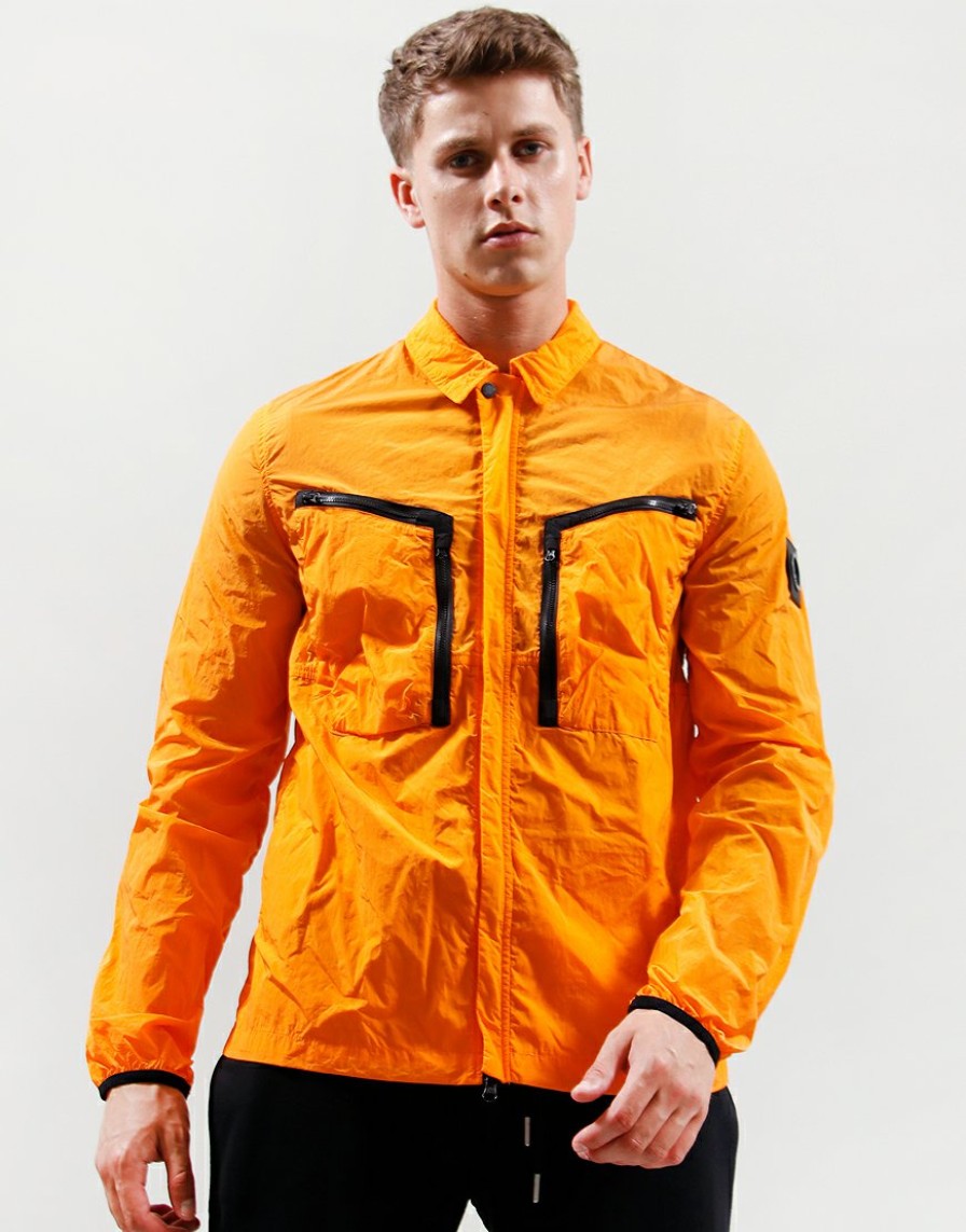 Overshirts Marshall Artist | Krinkle Nylon Overshirt // Lumo Orange